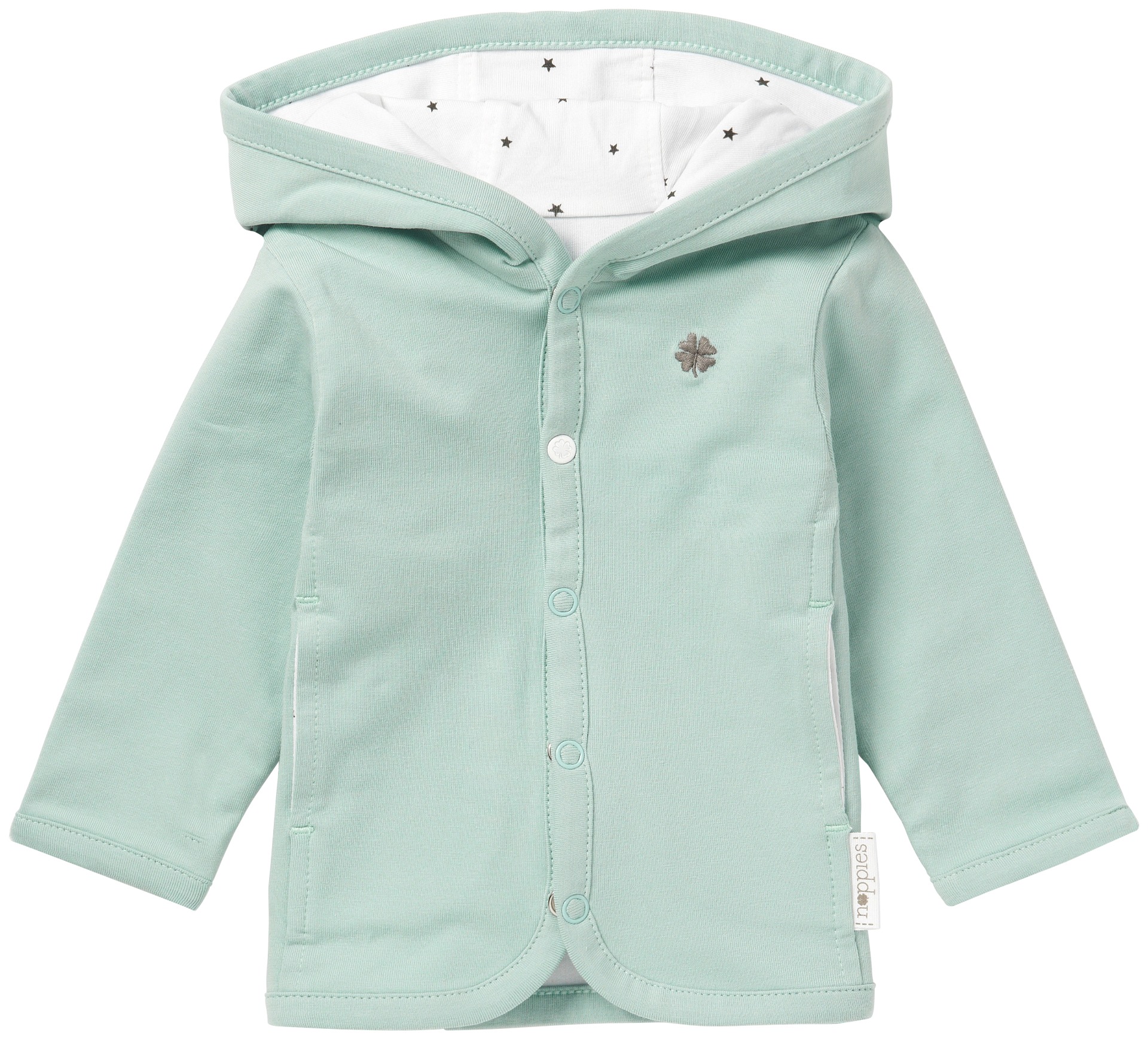 Tegen de wil Aanhoudend Vorming Noppies Vest Nusco grey mint - Kiss Kindermode